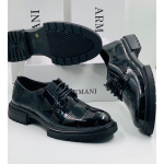 All Black Laceup BigSole Footwear