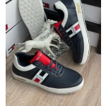 Essential Leather Signature Tape Lace-Up Shoe - Black