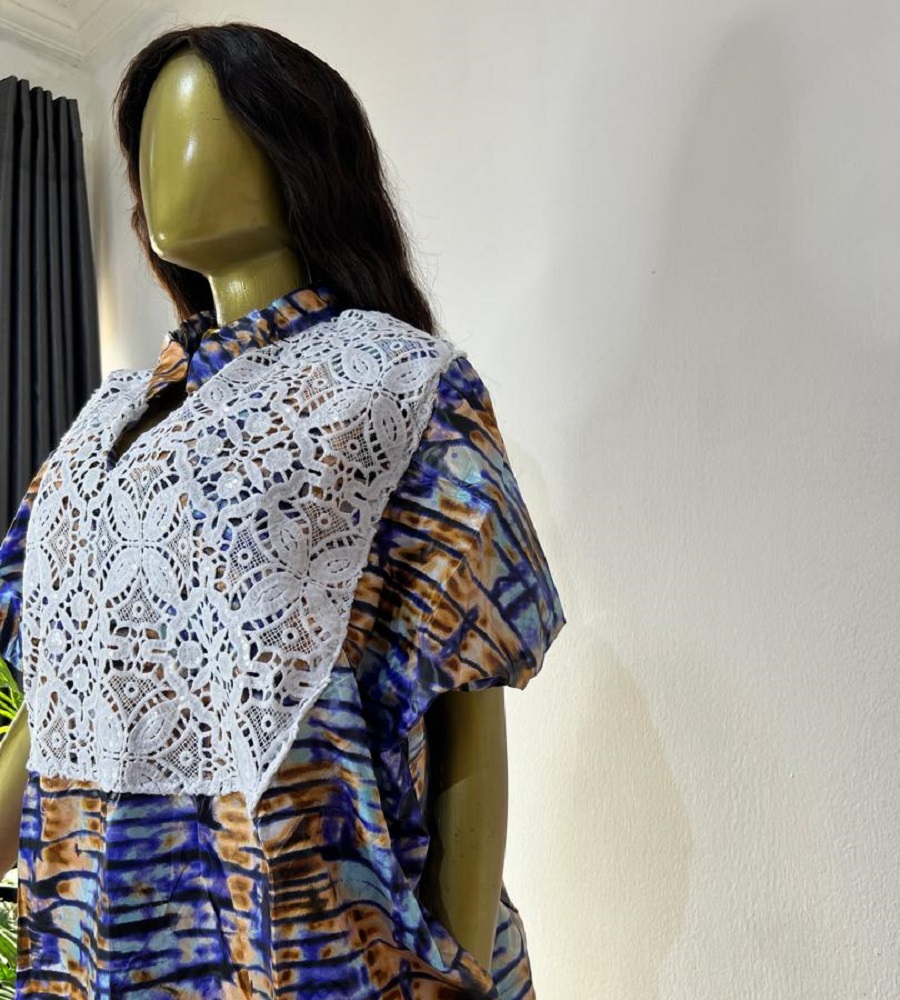 The Adorned Ankara Empress Gown