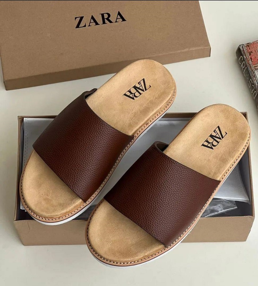 Men's Slippers Zara Palm - Coffee
