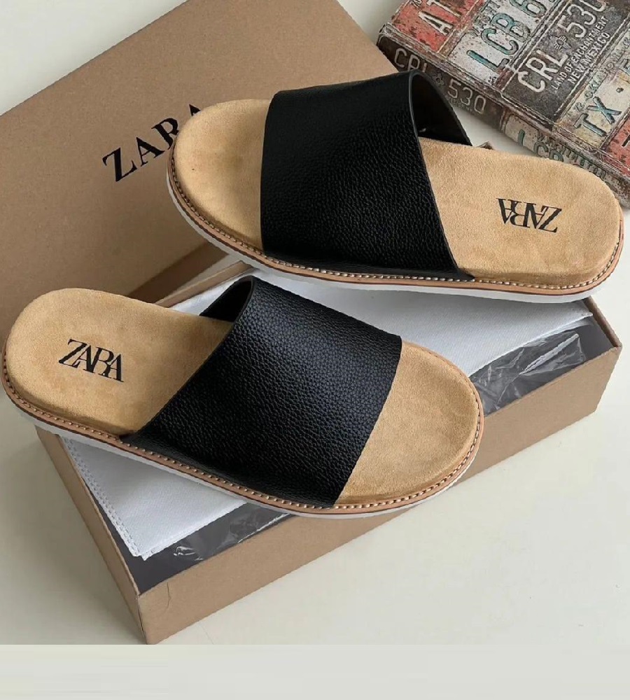Men's Slippers Zara Palm - Black