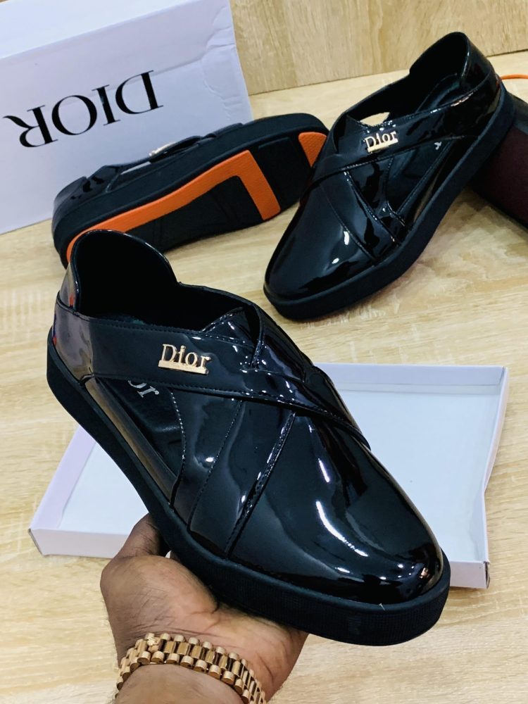 Black Slip-on Sandals