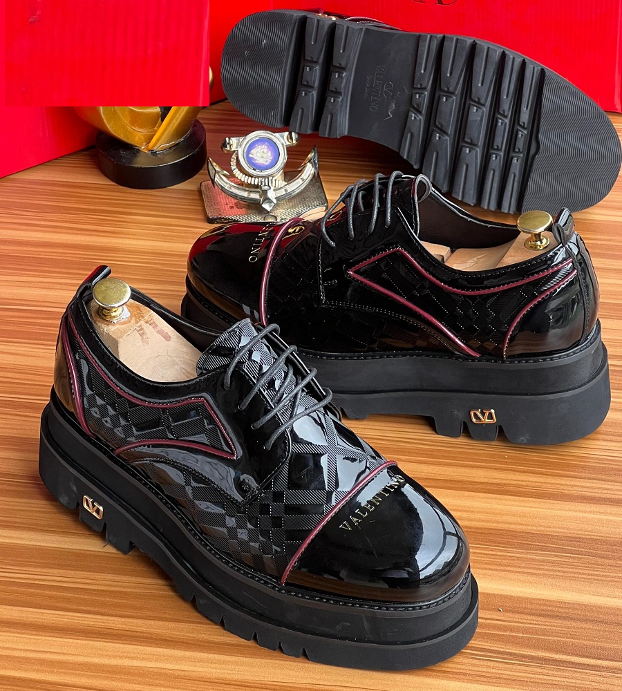 Black boss Formal cooperate Men's shoe